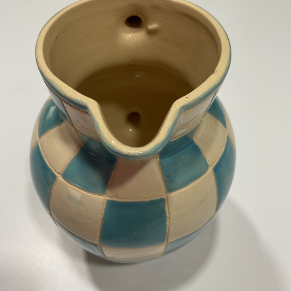 Turquoise & White Pitcher - Picture 3 of 5